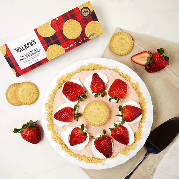 Shortbread Strawberry Pie