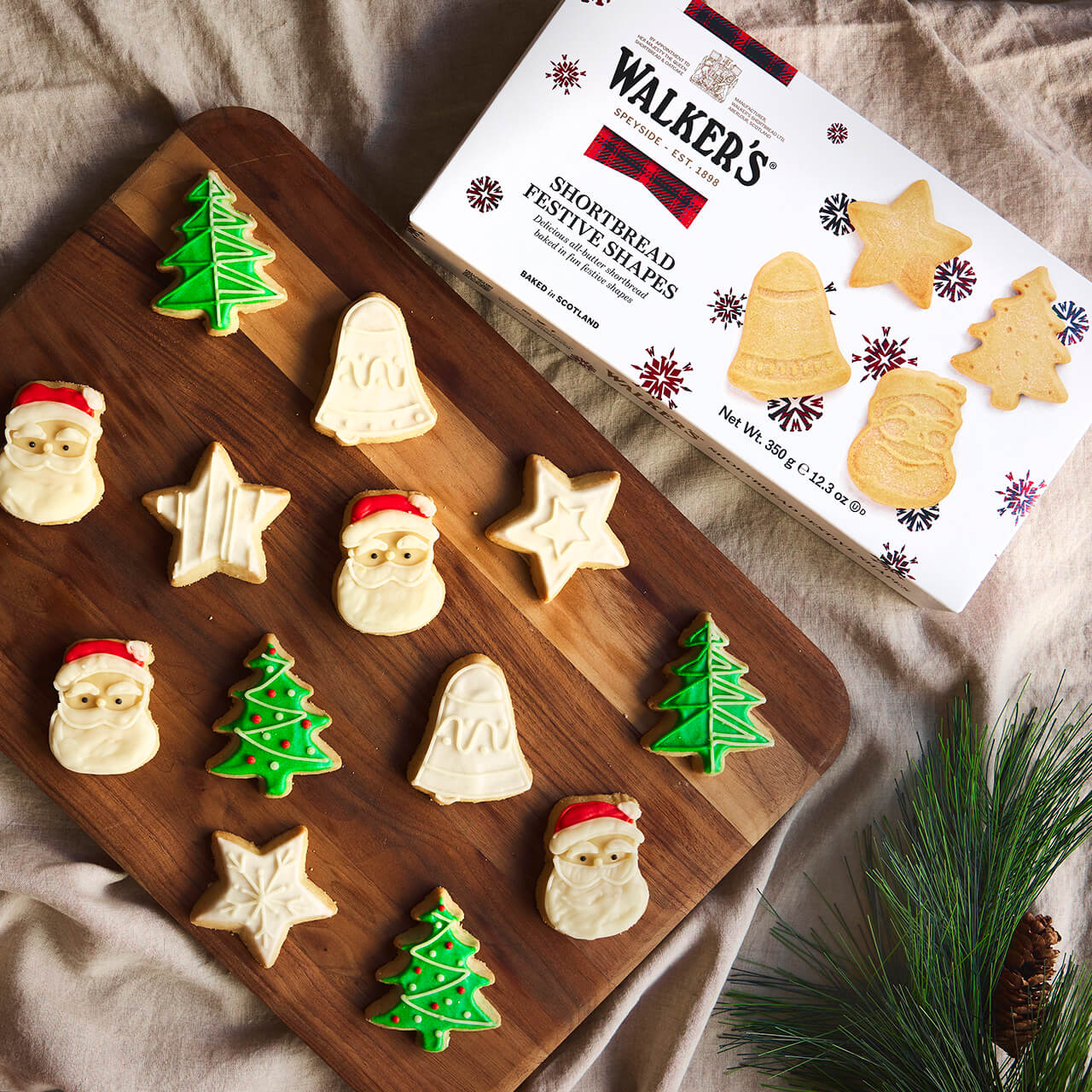 Walker's Festive Shortbread Shapes